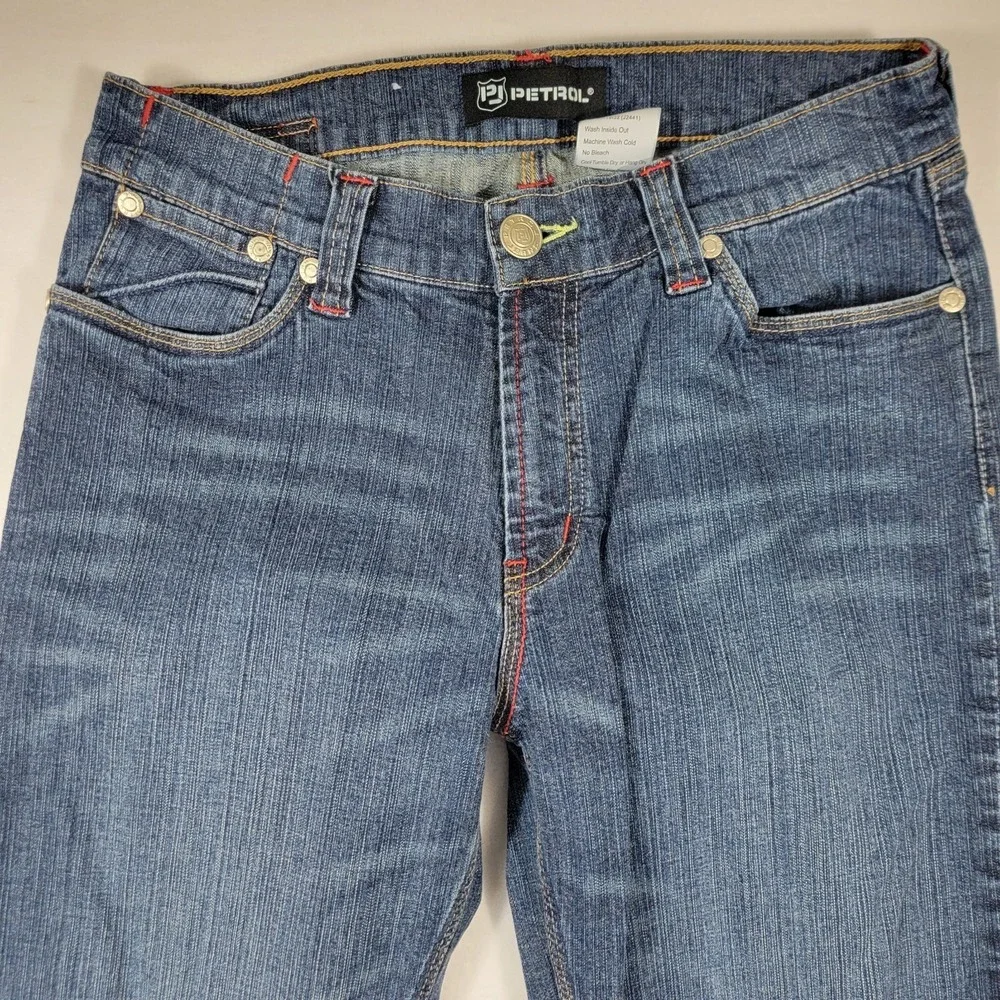 Petrol Denim Jeans Women's Size 29 Blue Cotton Bootcut Belt Loop Pockets